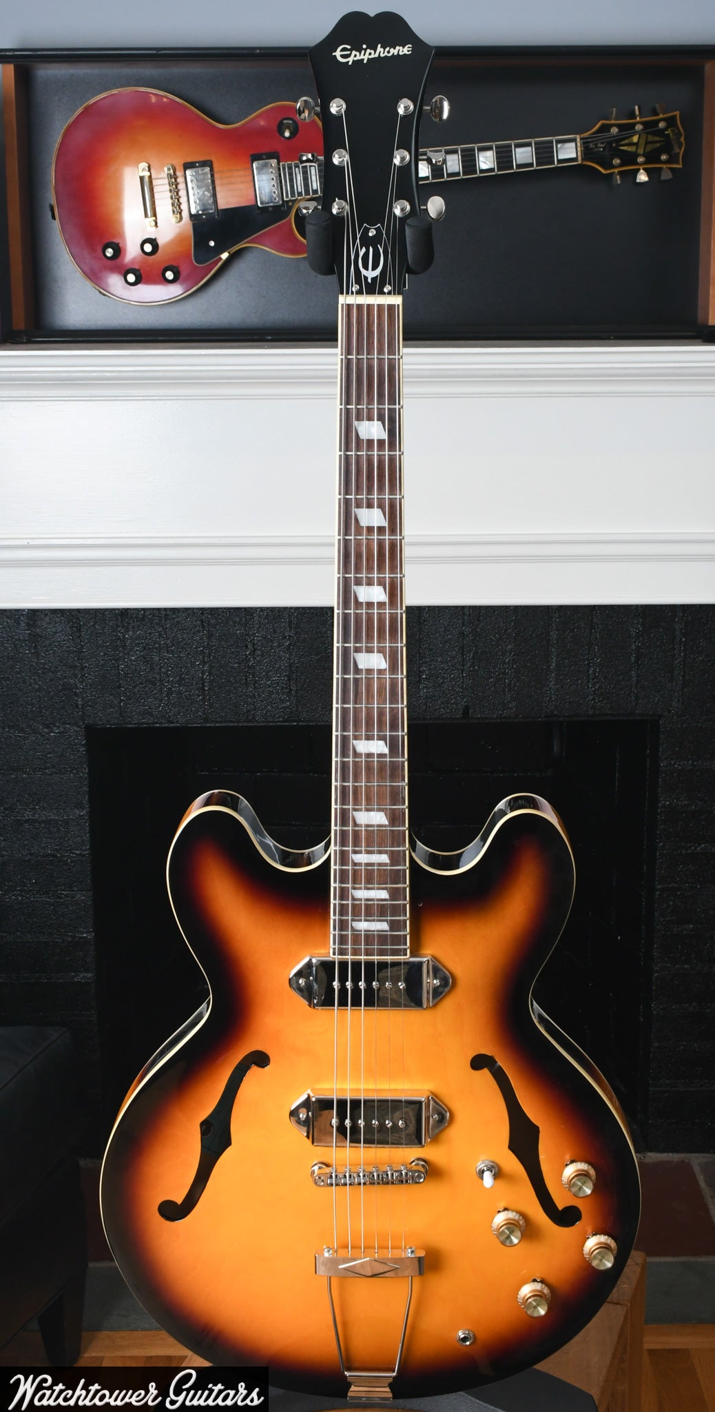 2021 Epiphone Casino Vintage Sunburst OHSC