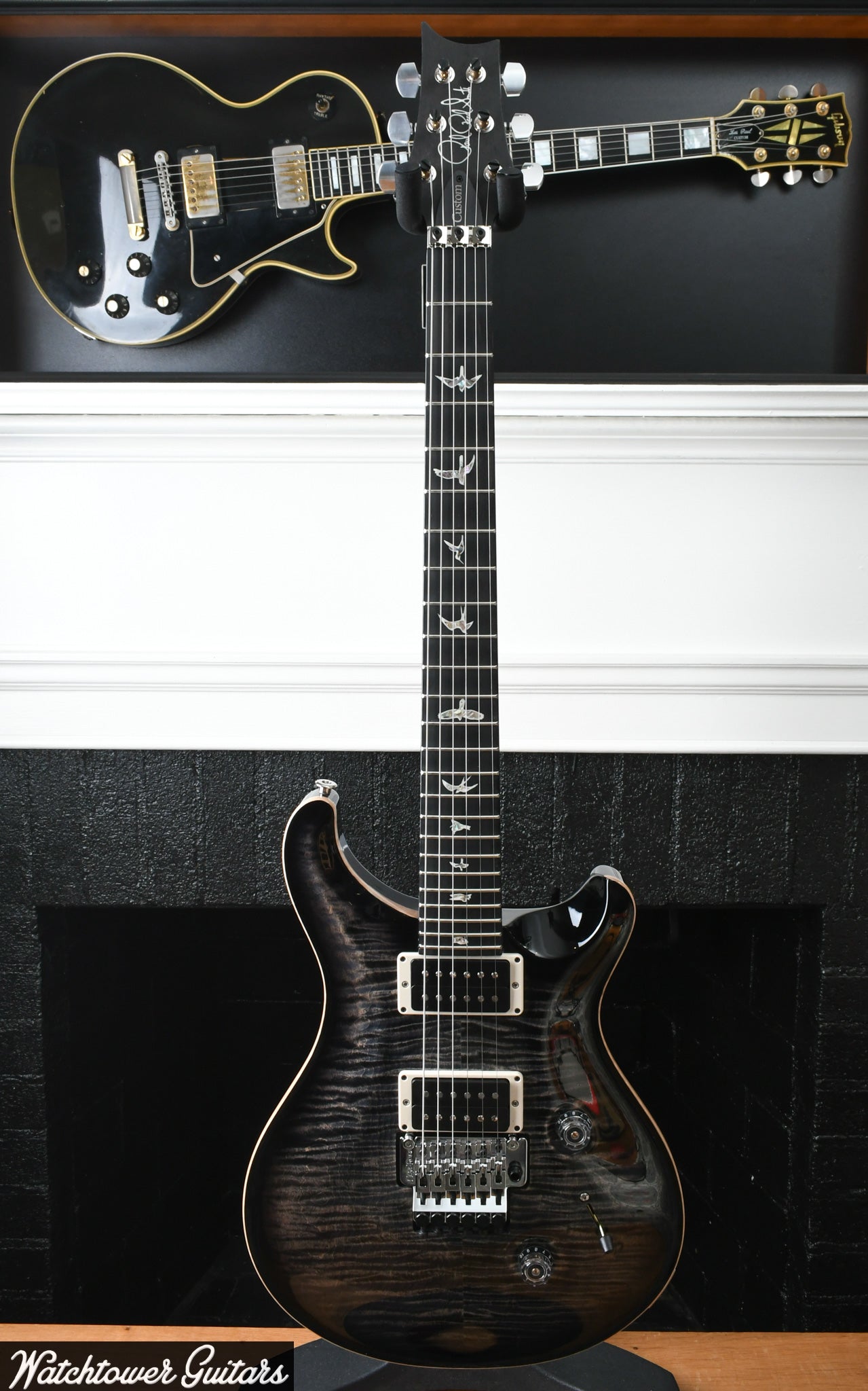 Paul Reed Smith PRS Custom 24 "Floyd" 10 Top Charcoal Burst