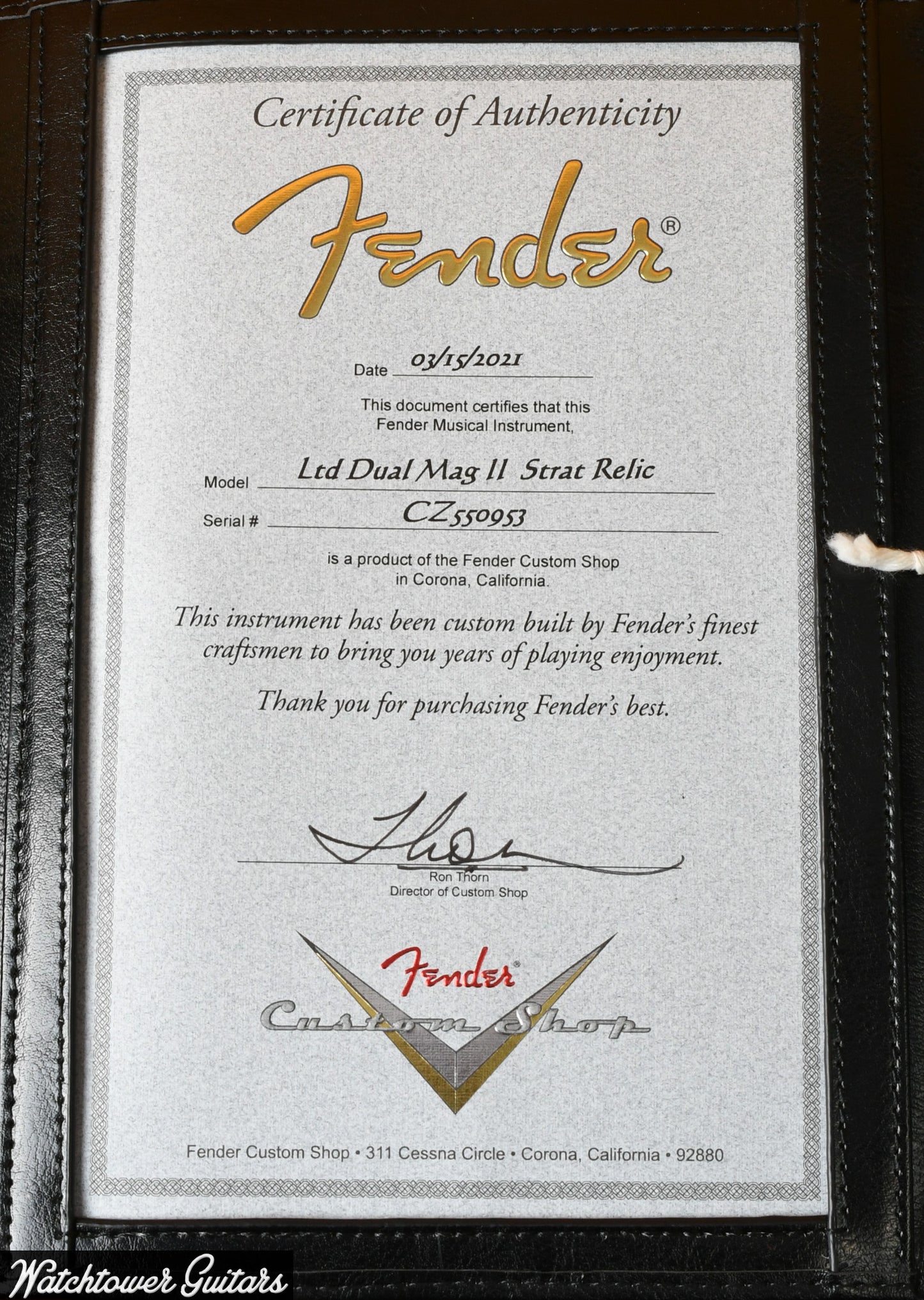 2021 Fender Custom Shop Limited Dual Mag II '60 Stratocaster Aged Black over 3 Tone Sunburst Relic