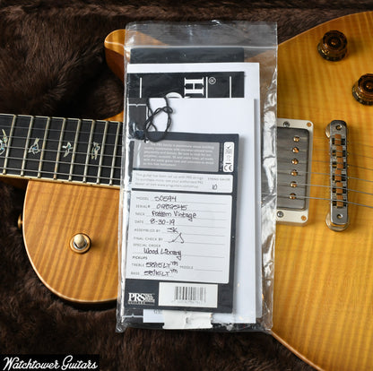 2019 PRS McCarty Singlecut 594 Artist Wood Library Livingston Lemon & Ebony Board/Maple Neck