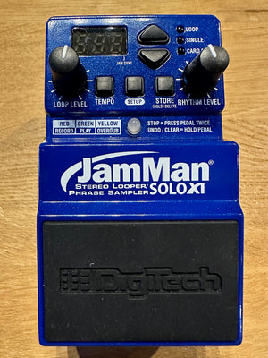 Digitech Jam Man Solo XT Stereo looper/phrase sampler