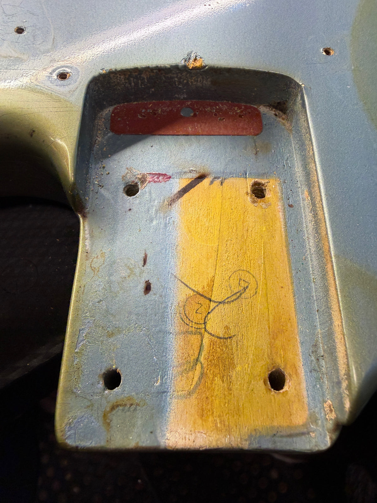 1966 Fender Jazz Bass Ice Blue Metallic & Matching Headstock