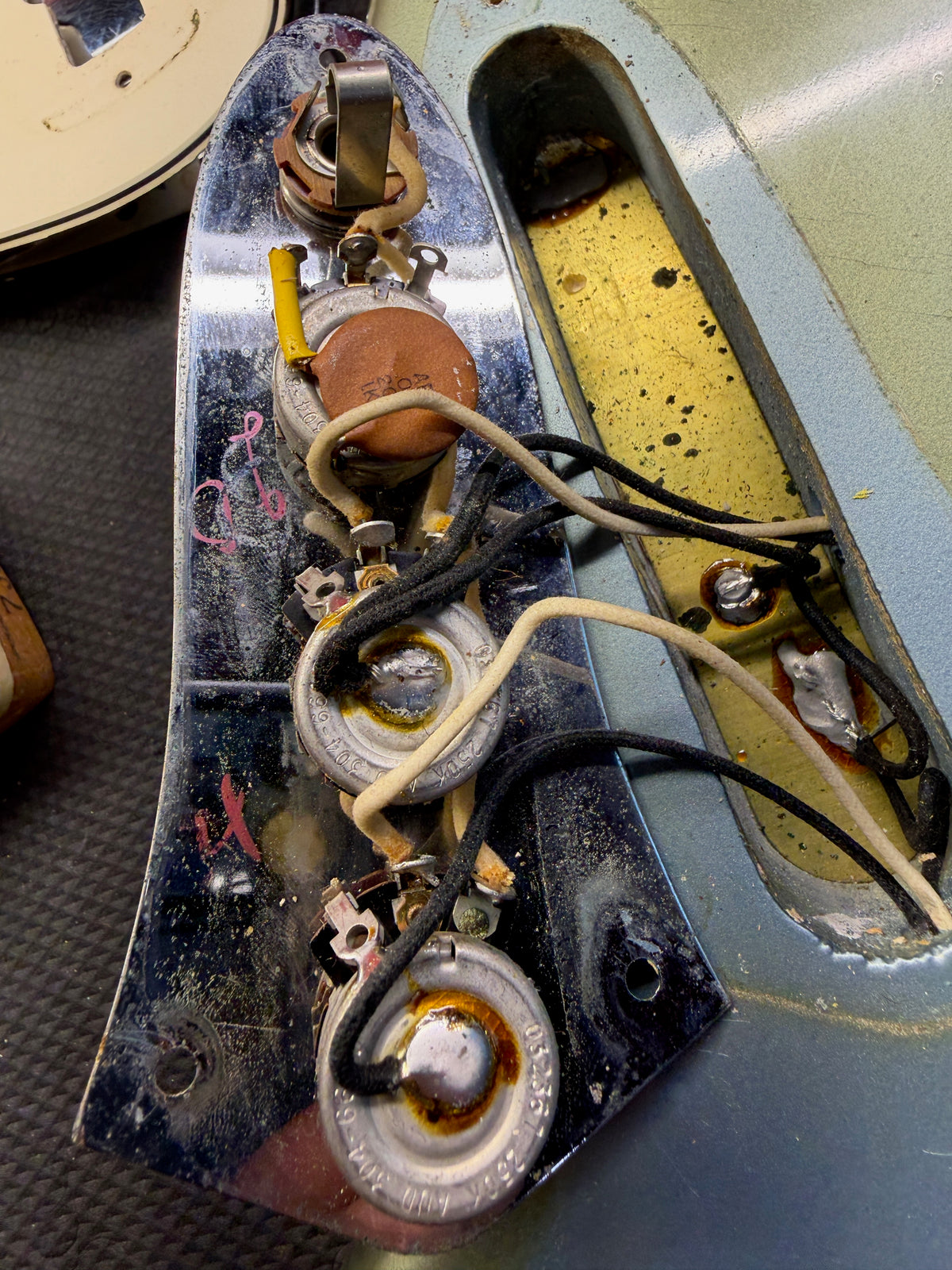 1966 Fender Jazz Bass Ice Blue Metallic & Matching Headstock