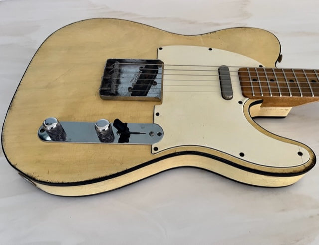 NEW Danocaster Single Cut Double Bound Blonde