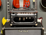 Two Rock Studio Signature Head & 1x12 Cabinet Black Bronco with Modern Silver Grill