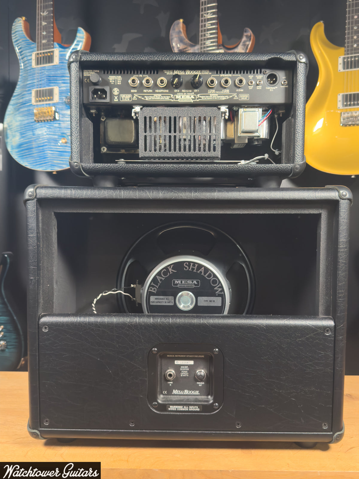 2021 Mesa Boogie Mark V 25 Head & 1x12 Cabinet Black Tolex (Copy)
