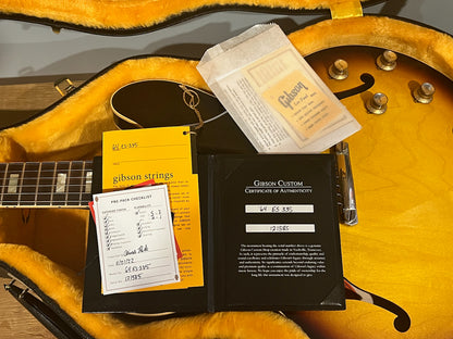 2022 Gibson 1964 ES-335 Block Vintage Sunburst VOS
