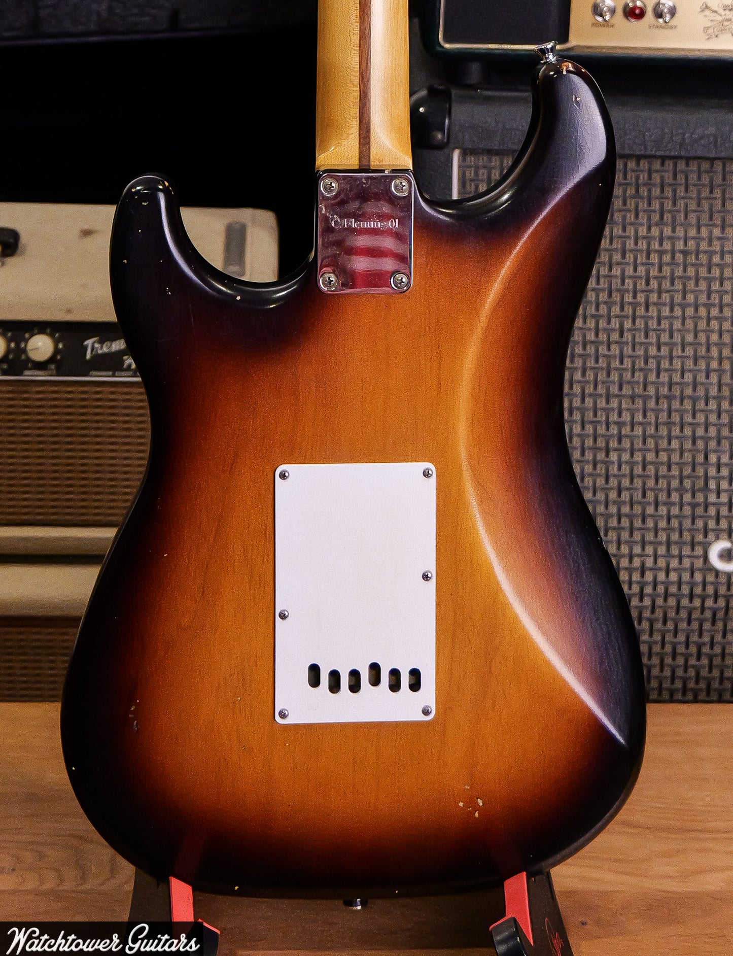LSL Instruments Saticoy Chris Fleming Masterbuilt Two Tone Sunburst - Ariel Posen video !