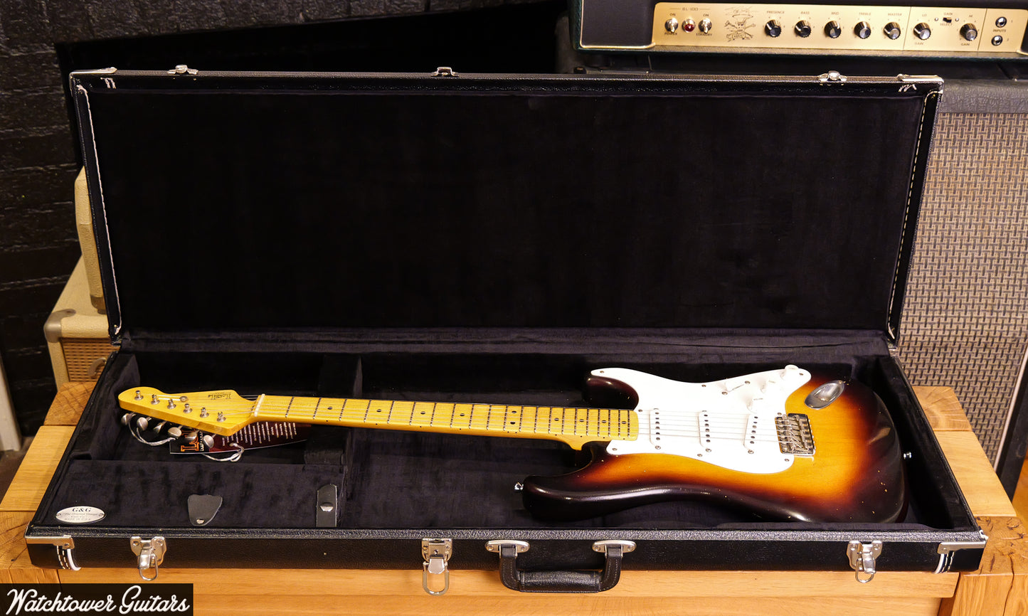 LSL Instruments Saticoy Chris Fleming Masterbuilt Two Tone Sunburst - Ariel Posen video !