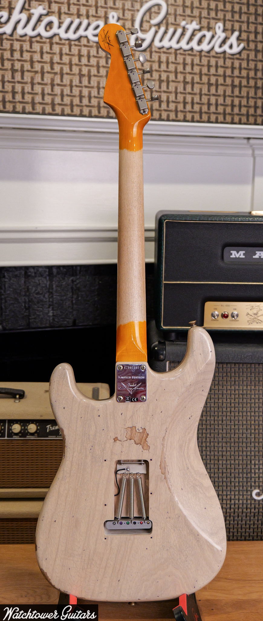 2023 Fender Limited Custom Shop Troposphere Stratocaster Aged White Blonde Relic