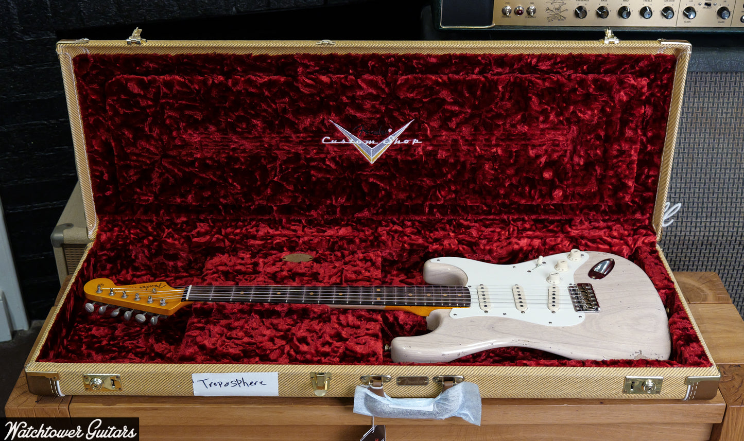 2023 Fender Limited Custom Shop Troposphere Stratocaster Aged White Blonde Relic