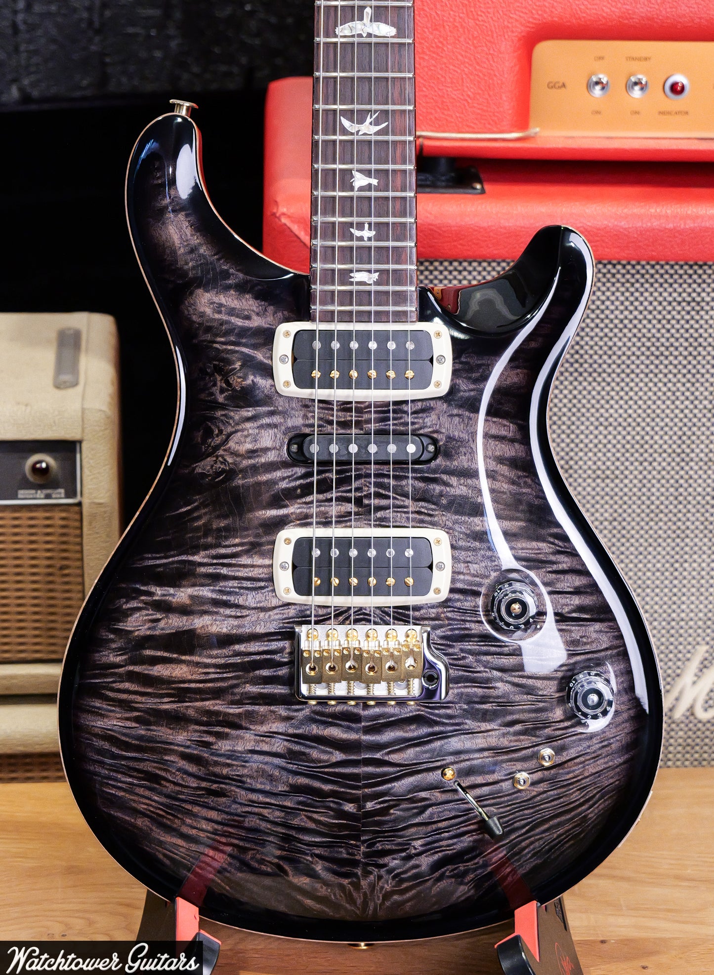 Paul Reed Smith PRS 10 Top Modern Eagle V - Charcoal Burst