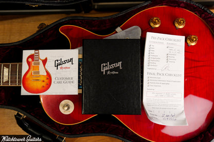2008 Gibson Custom Shop Hot Rod 58 Les Paul Translucent Cherry Red with Ghost Flames