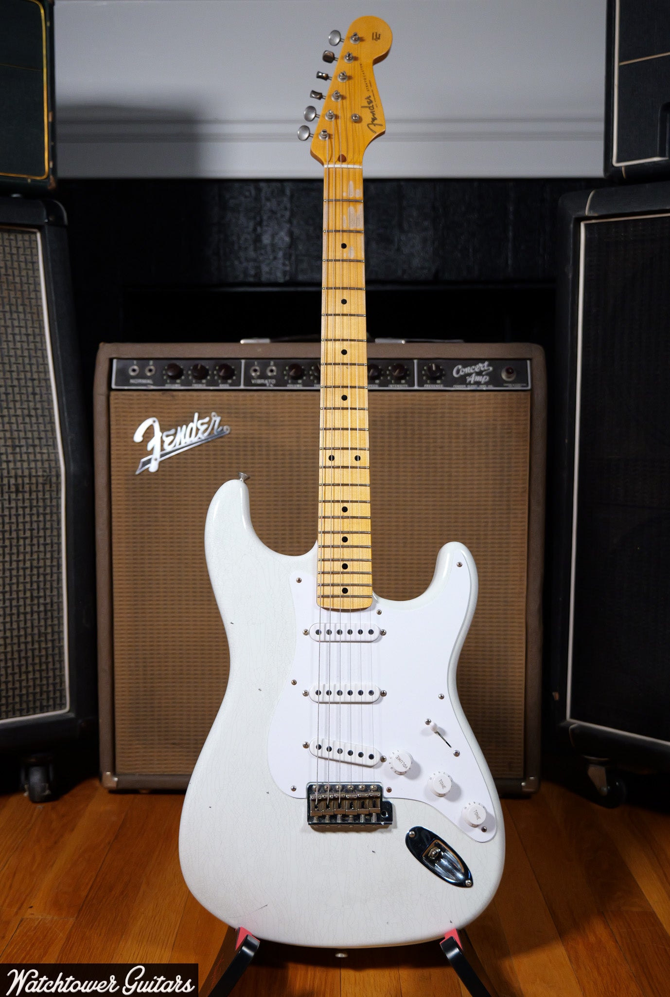 2023 Fender Custom Shop  70th Ann. '54 Stratocaster Journeyman Relic Olympic White