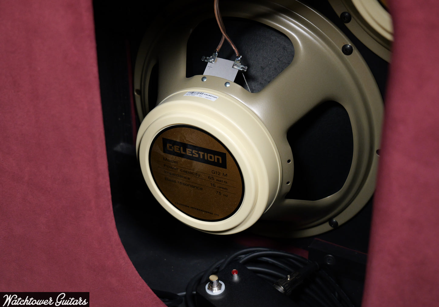 2025 Amplified Nation Phoenix Fury 50 Watt Head & 2x12 Cabinet Burgundy Suede/Mad Hatter Grill