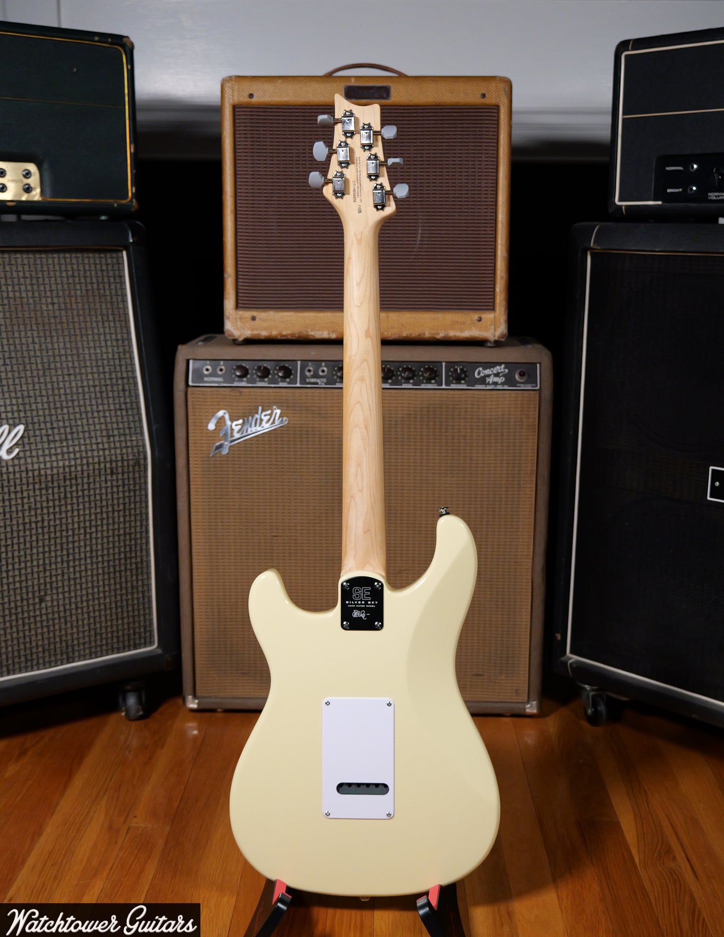 2025 Paul Reed Smith PRS John Mayer Silver Sky SE Moon White