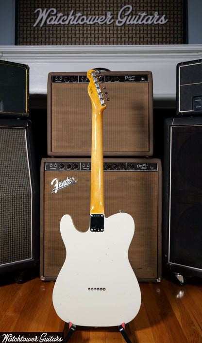 2020 Fender Custom Shop Jimmy Page Mirrored 1959 Telecaster White Blonde