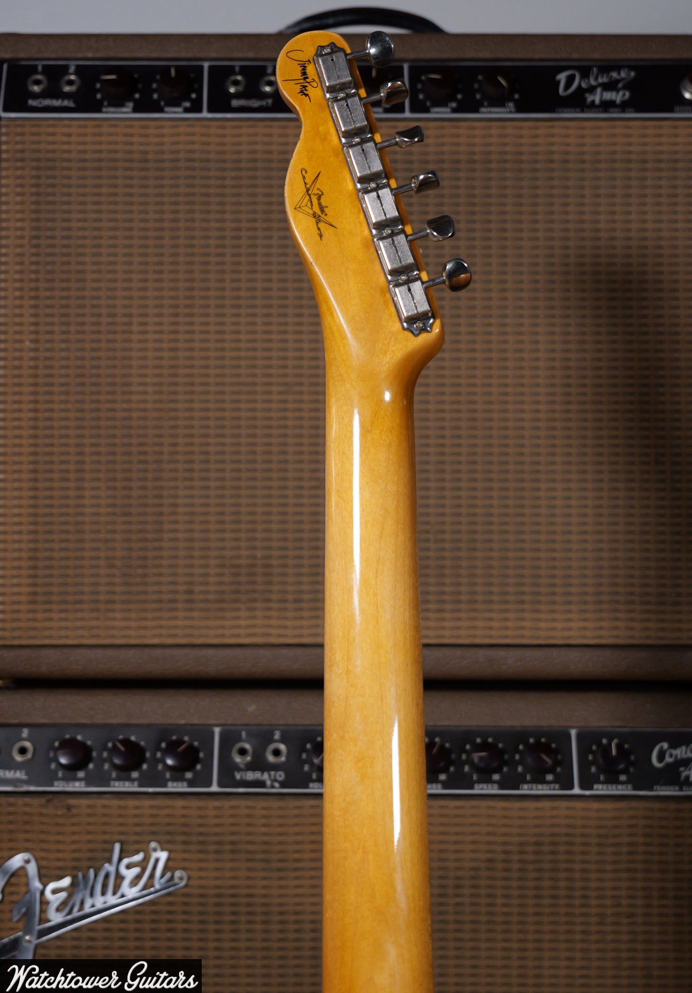 2020 Fender Custom Shop Jimmy Page Mirrored 1959 Telecaster White Blonde