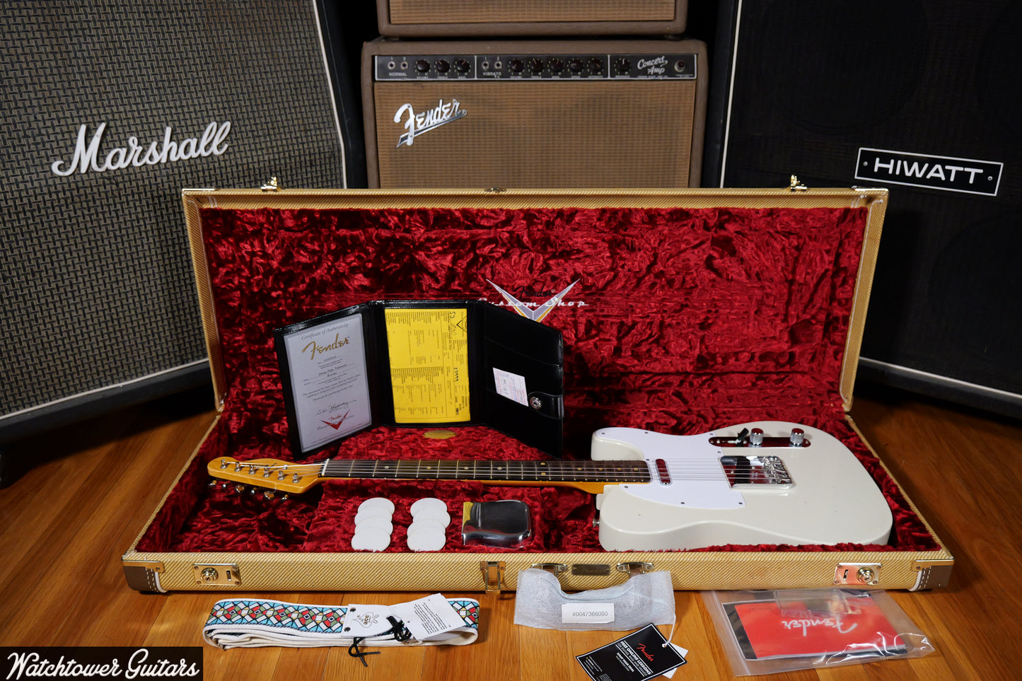 2020 Fender Custom Shop Jimmy Page Mirrored 1959 Telecaster White Blonde