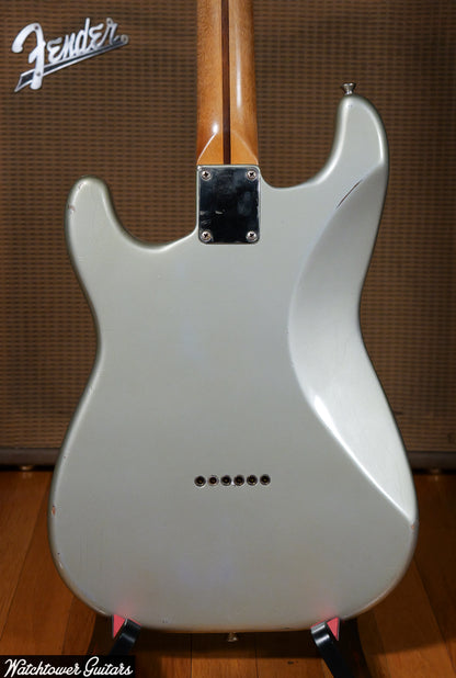 2015 Danocaster Double Cut Hardtail Inca Silver