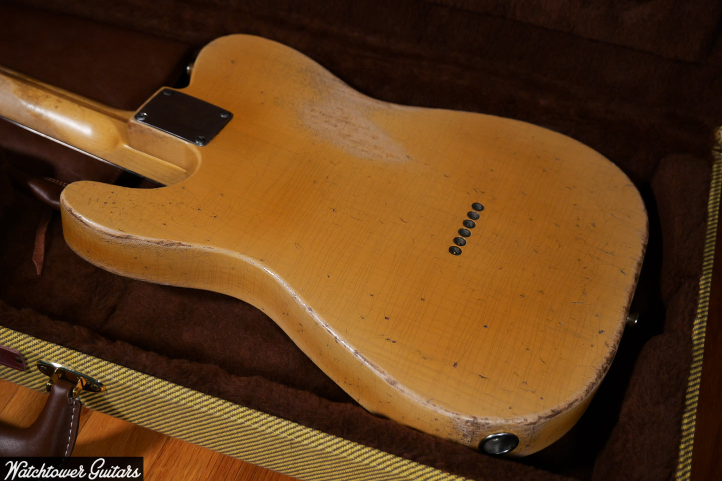 2025 Nacho Blackguard P90 Heavy Aged Blonde Butterscotch