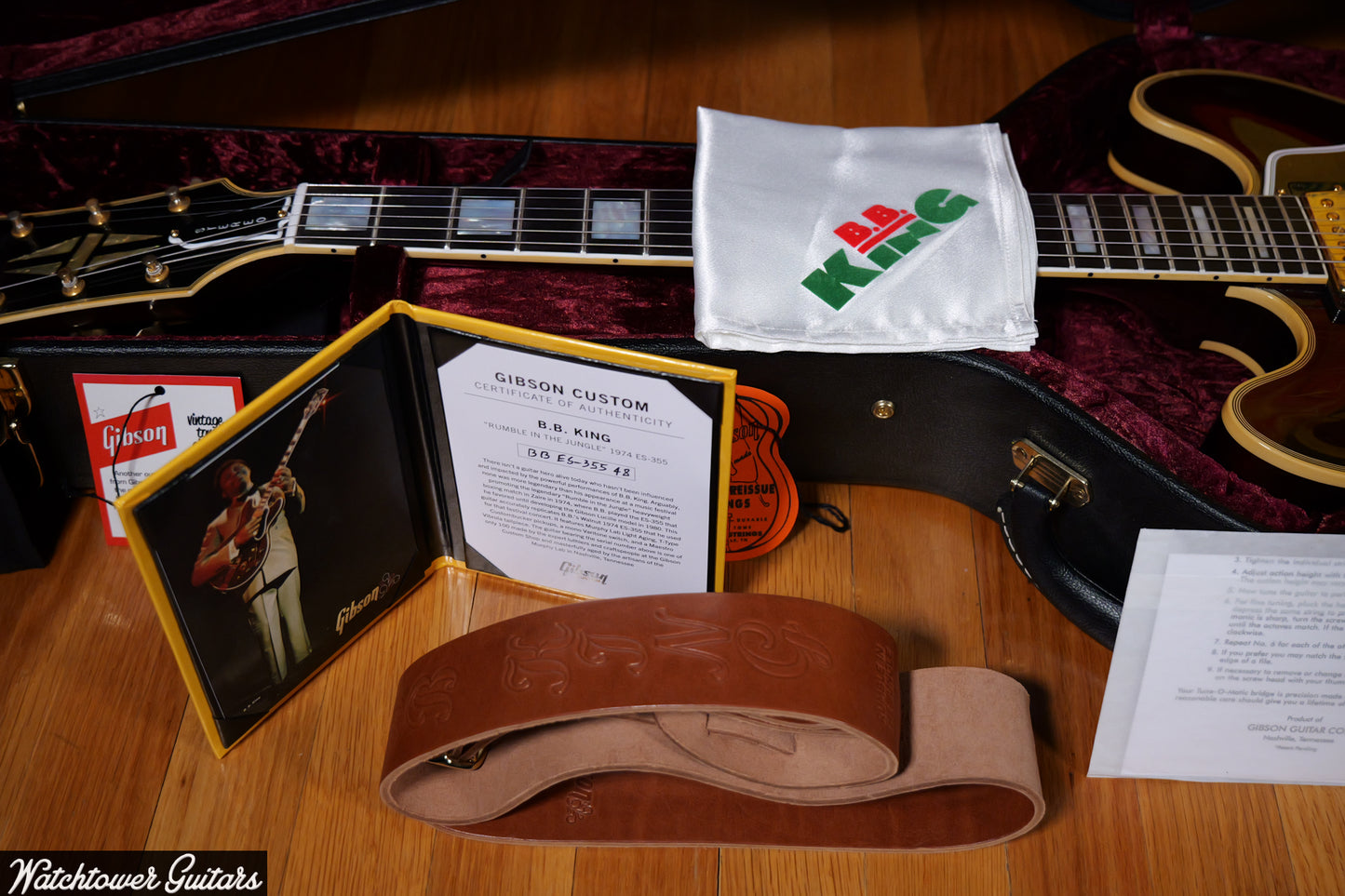 2024 Gibson BB King "Rumble In the Jungle" 1974 ES-355 Murphy Lab #48 Walnut