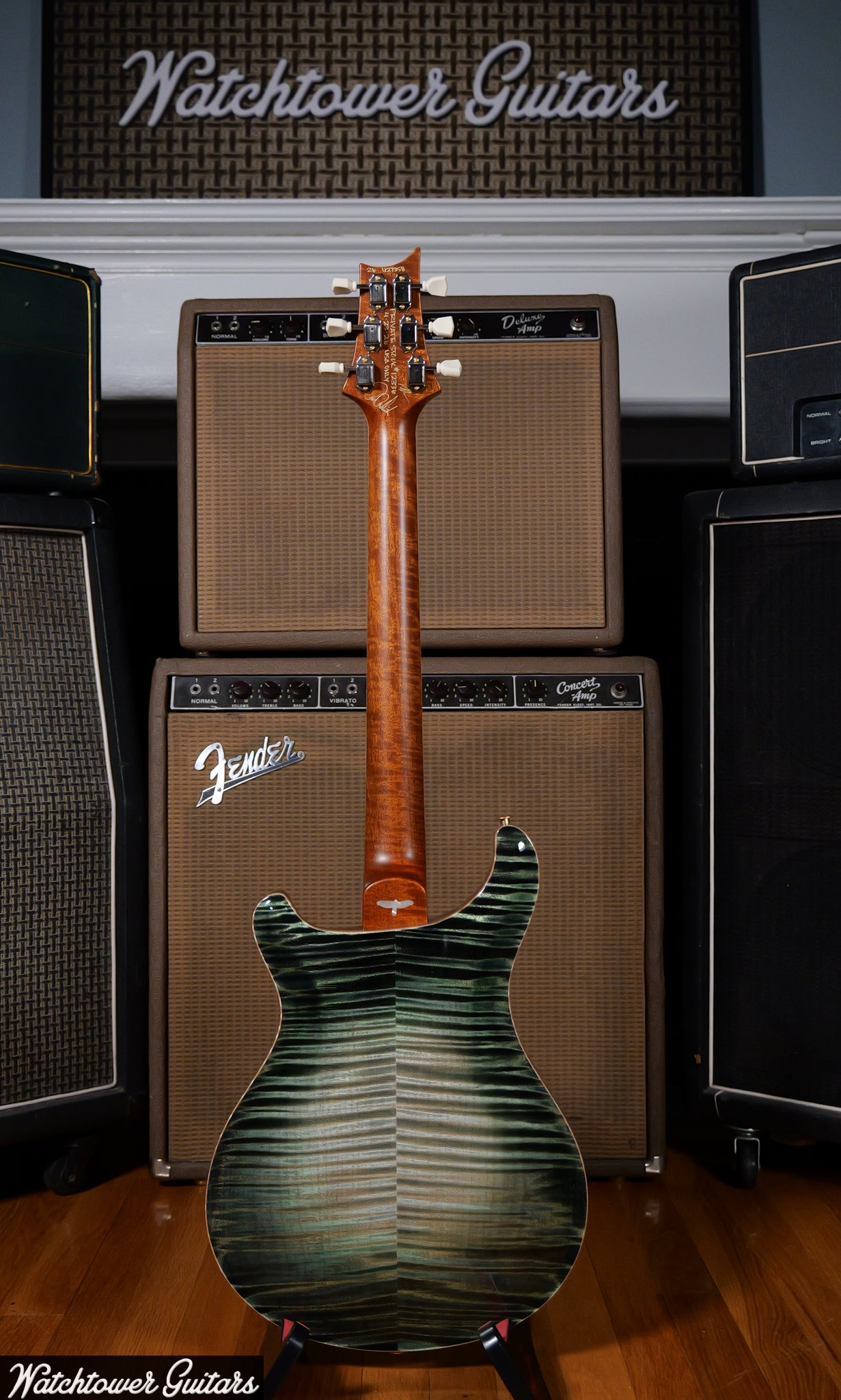 Paul Reed Smith PRS Private Stock Watchtower Run 594 Hollowbody II Sage Glow