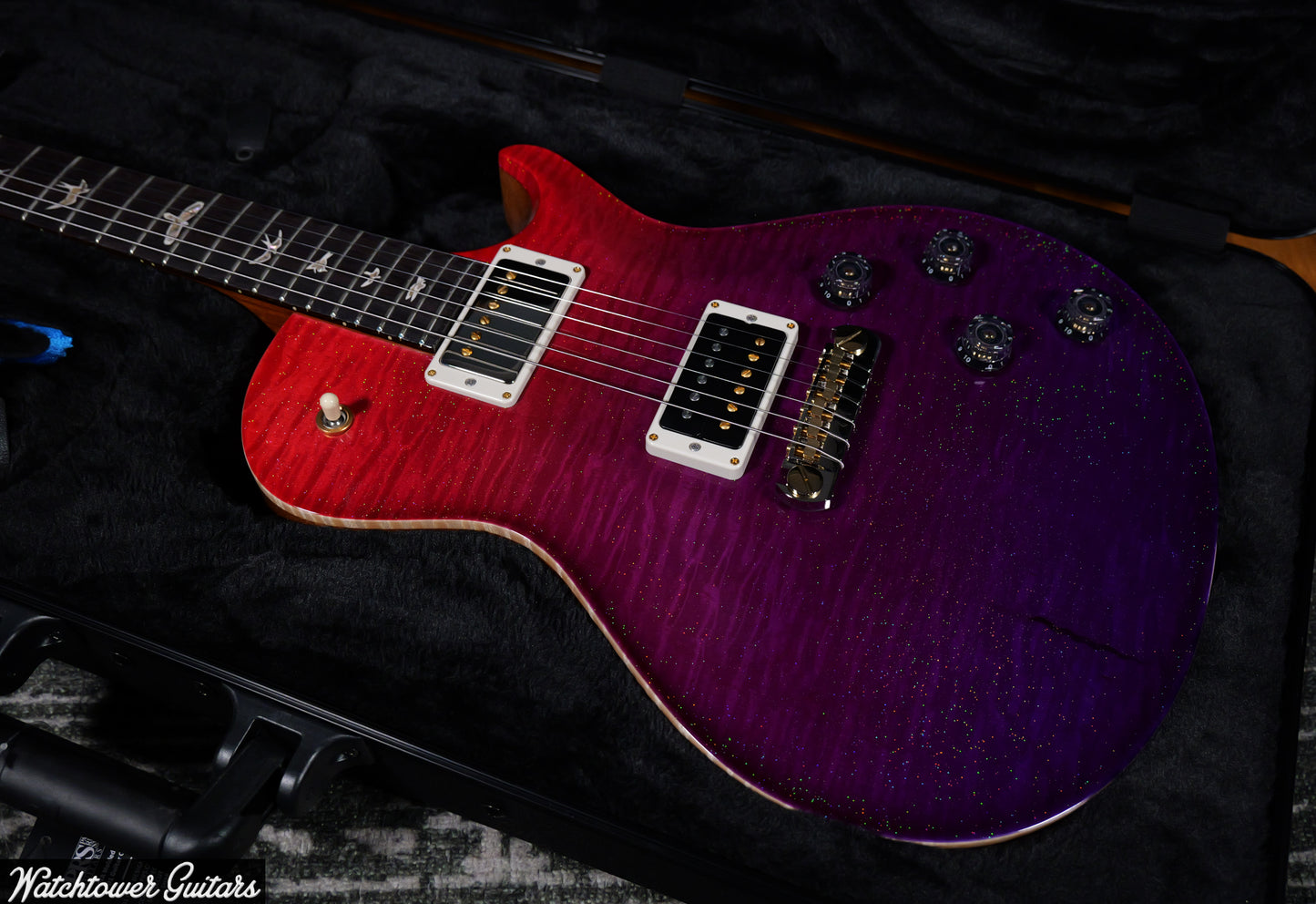 Paul Reed Smith PRS Tremonti Signature Singlecut Stoptail *Sprayer's Choice* Red to Purple Fade w/ Ice Pearl Topcoat