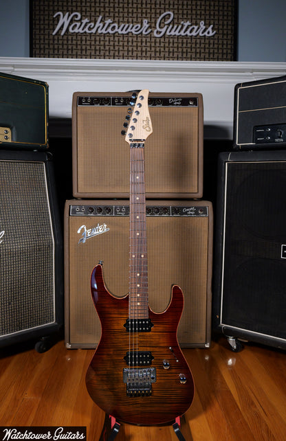 2017 Suhr Modern Flame Bengal Burst