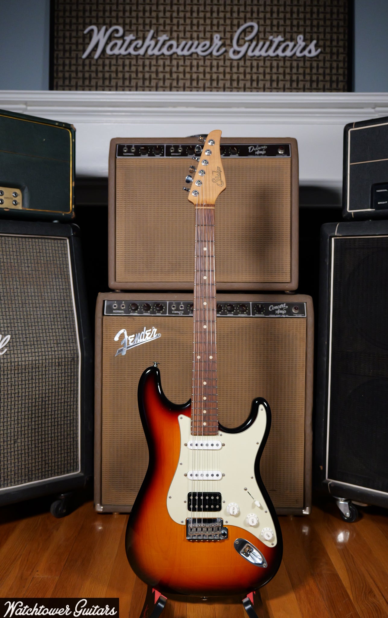 2016 Suhr Classic S Antique HSS 3 Tone Sunburst