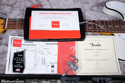 2023 Fender American Ultra Telecaster Arctic Pearl