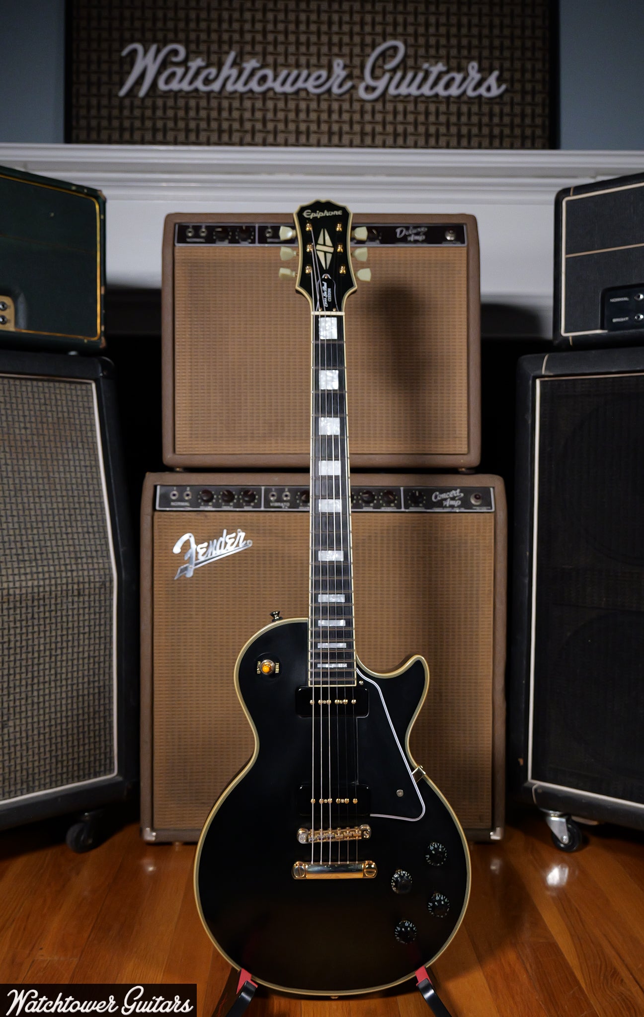 2016 Epiphone Ltd Inspired by 1955 Les Paul Custom Ebony