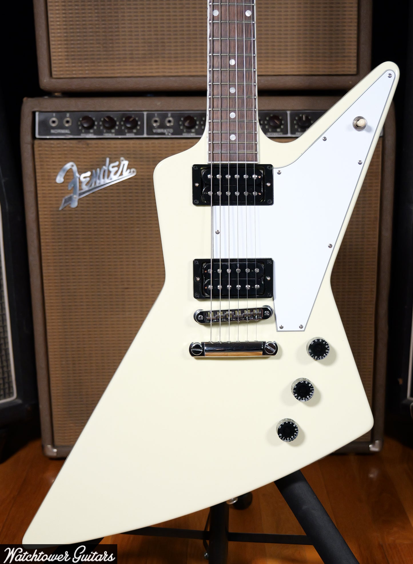 2023 Gibson 70's Explorer Classic White