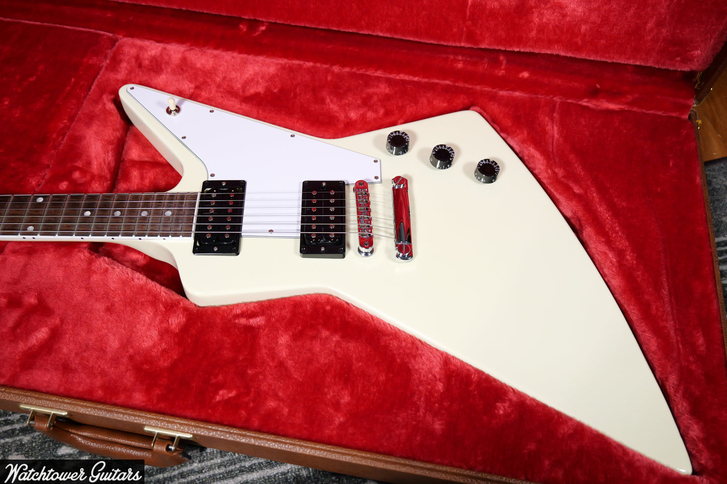 2023 Gibson 70's Explorer Classic White