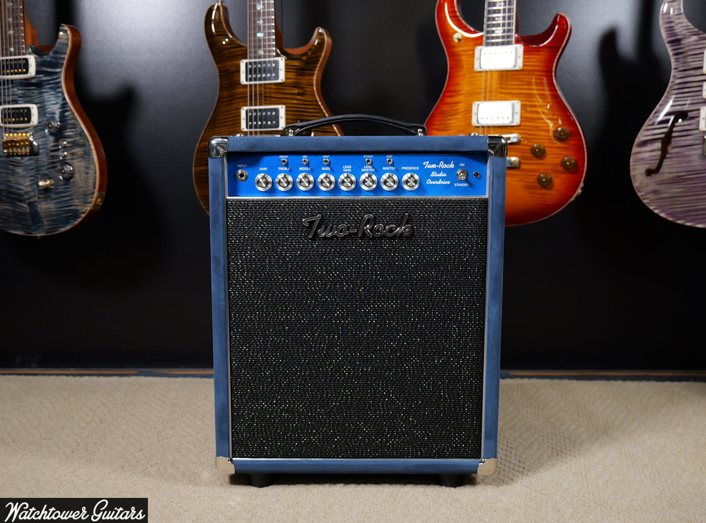Two Rock Studio Overdrive 1x12 Combo Denim Blue Suede