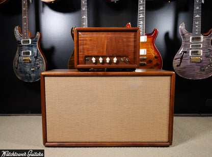 2000's Alessandro English Coon Hound Head Walnut 2x12 Cabinet