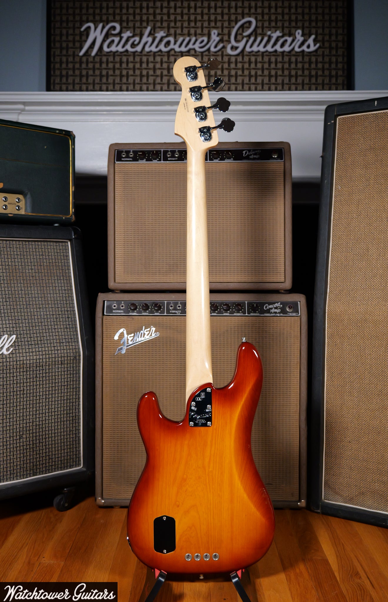 2016 Fender Precision Bass American Elite Tobacco Burst