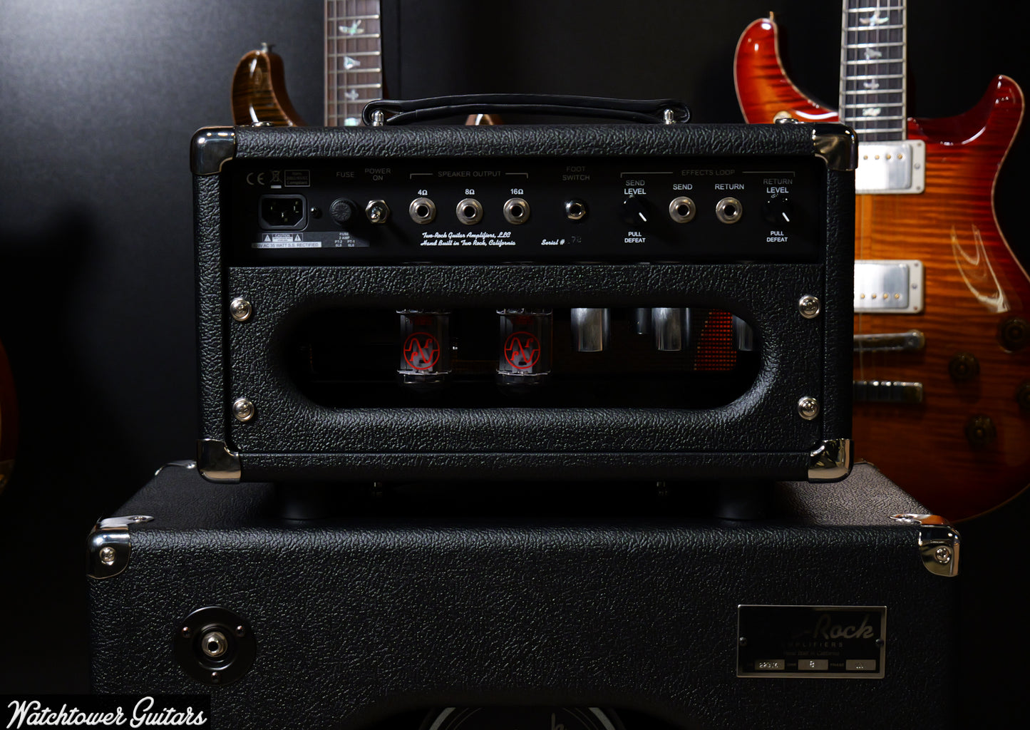 Two Rock Studio Overdrive Head & Small 1x12 Cabinet Black Bronco with Cane Grill