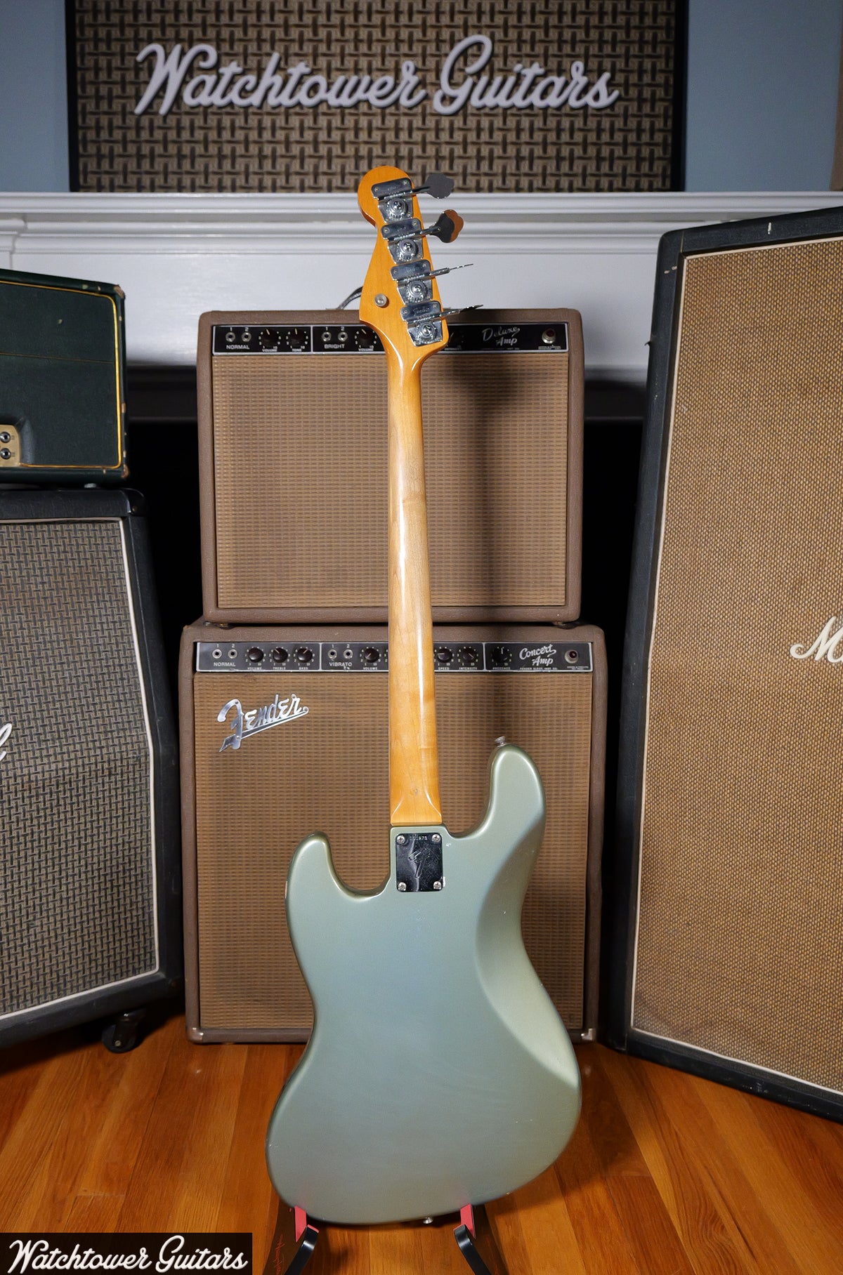 1966 Fender Jazz Bass Ice Blue Metallic & Matching Headstock