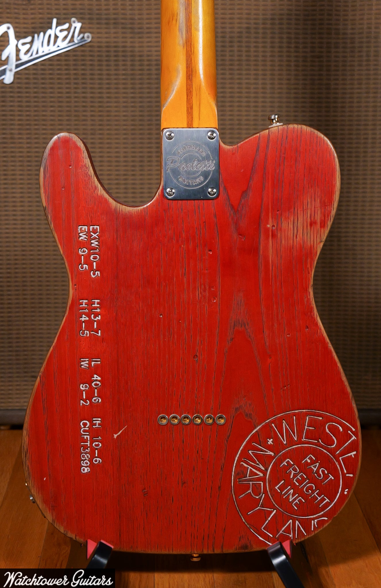 2017 Paoletti Guitars Nancy Loft SS Western Maryland Boxcar