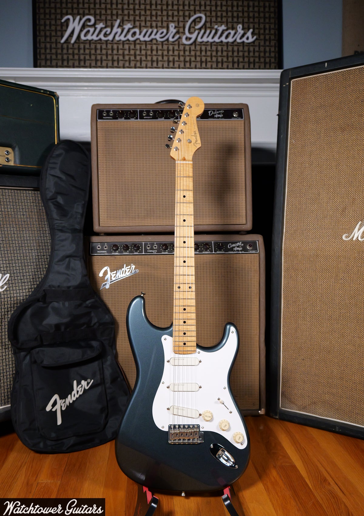 2009 Fender Japan Stratocaster '54 RI CIJ Steel Grey