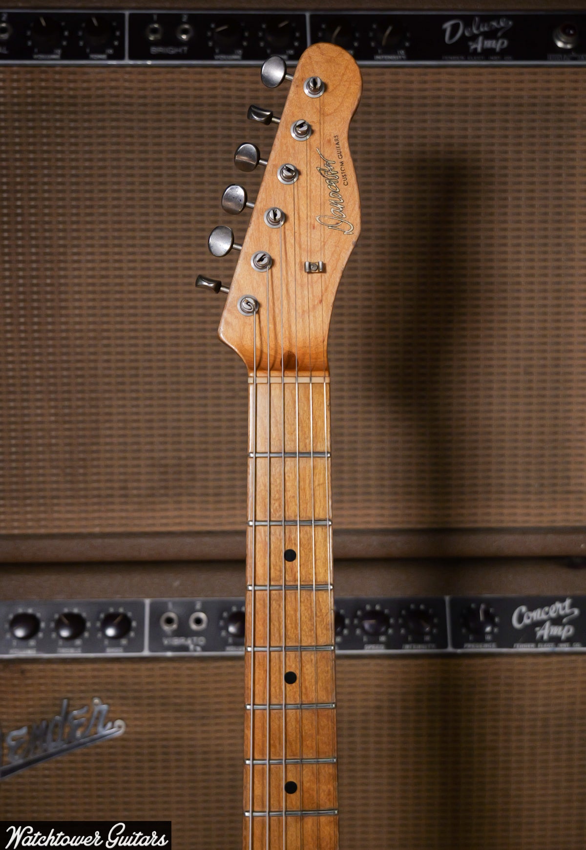 2020 Danocaster Gold Sparkle Single Cut Peter Florance Voodoo Pickups!