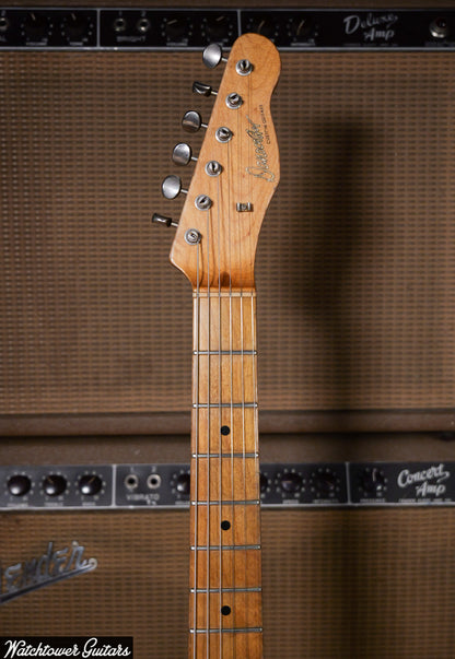 2020 Danocaster Gold Sparkle Single Cut Peter Florance Voodoo Pickups!