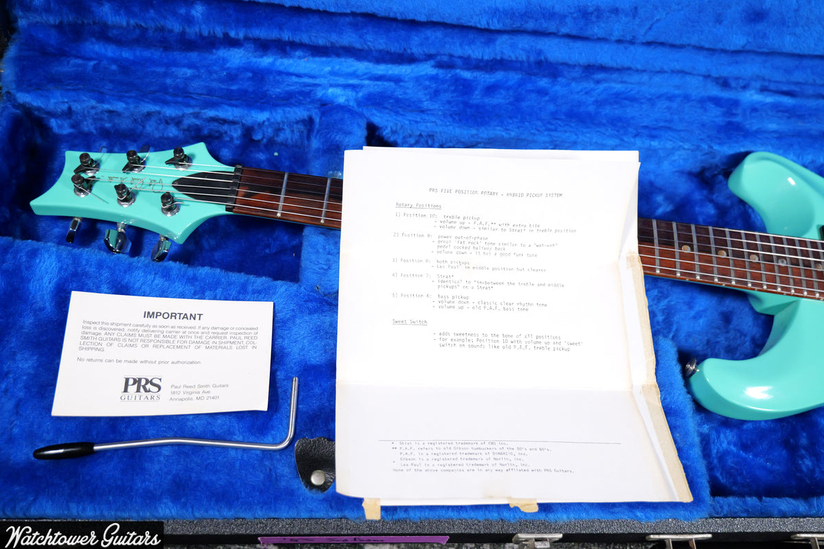 1986 Paul Reed Smith PRS Standard Surf Green