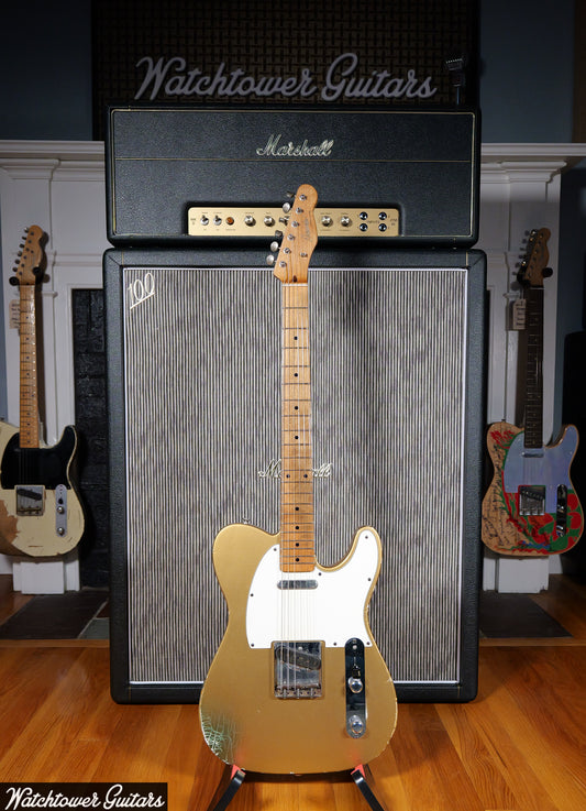 2024 Danocaster Gold Sparkle Single Cut