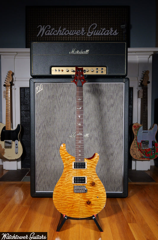 1989 PRS Custom 24 Signature #448/1000 Vintage Yellow Private Stock Quality Quilt
