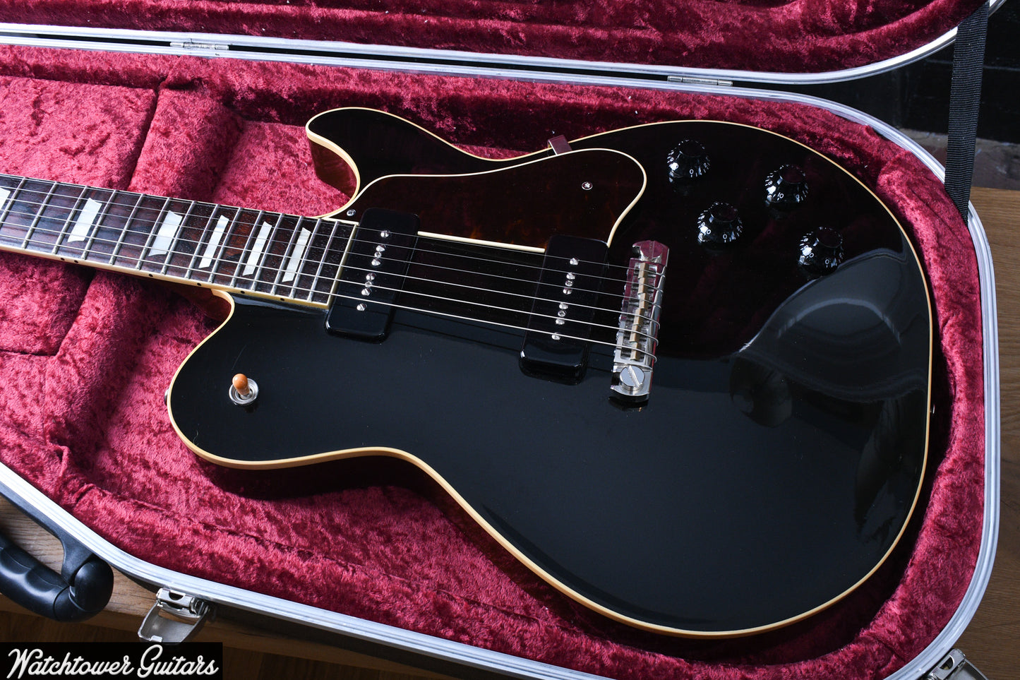 2011 Gustavsson Bluesmaster Custom Black P-90's