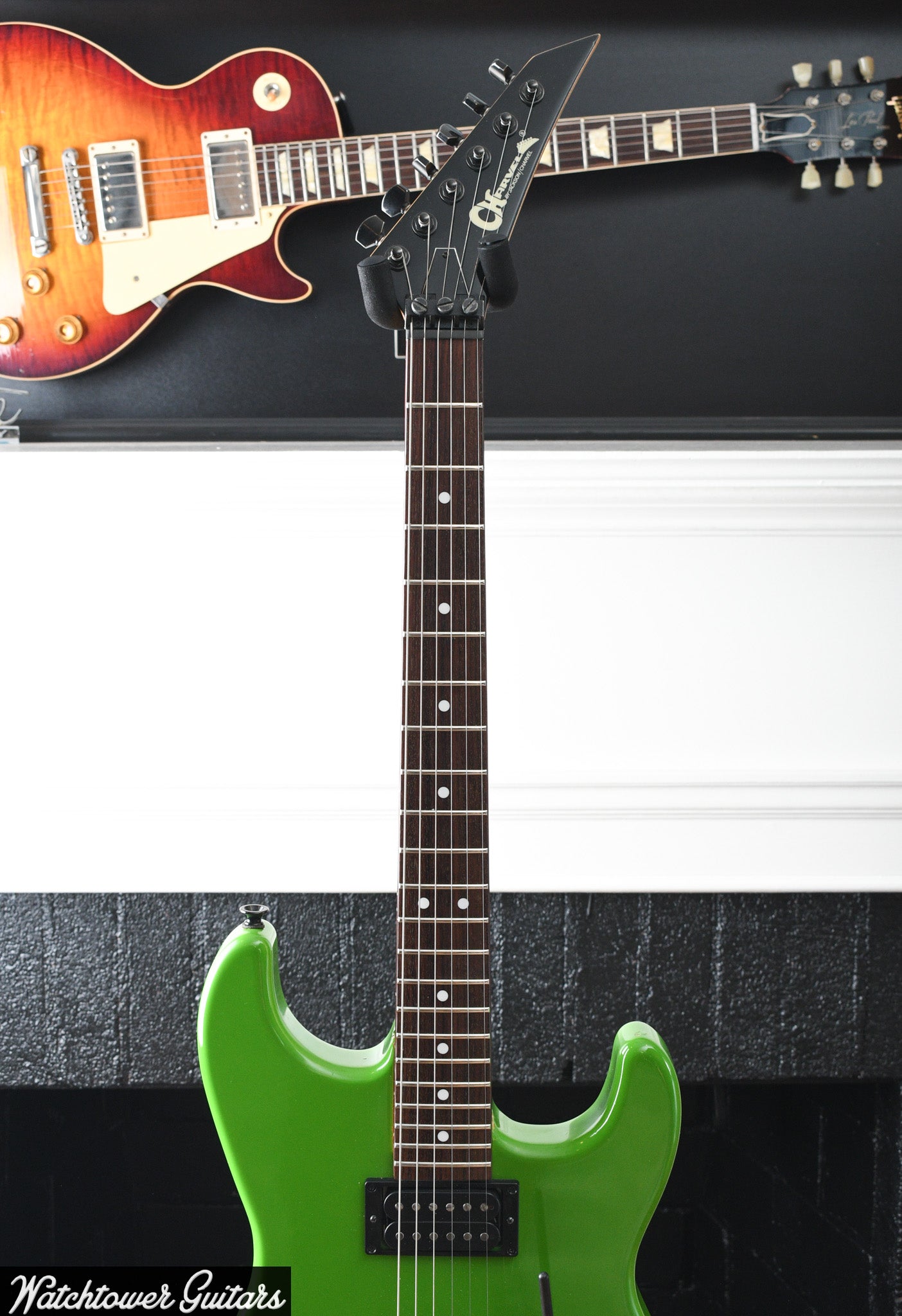 Charvel & Luxxtone San Dimas Nitro Charger Green KNE, Upgraded Pickups MIJ Neck