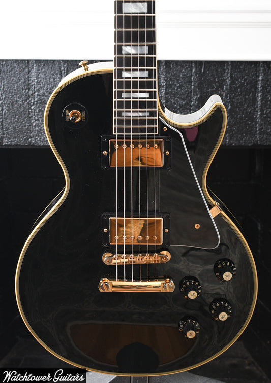 2022 Gibson 1968 Les Paul Custom Wildwood Spec Black Beauty