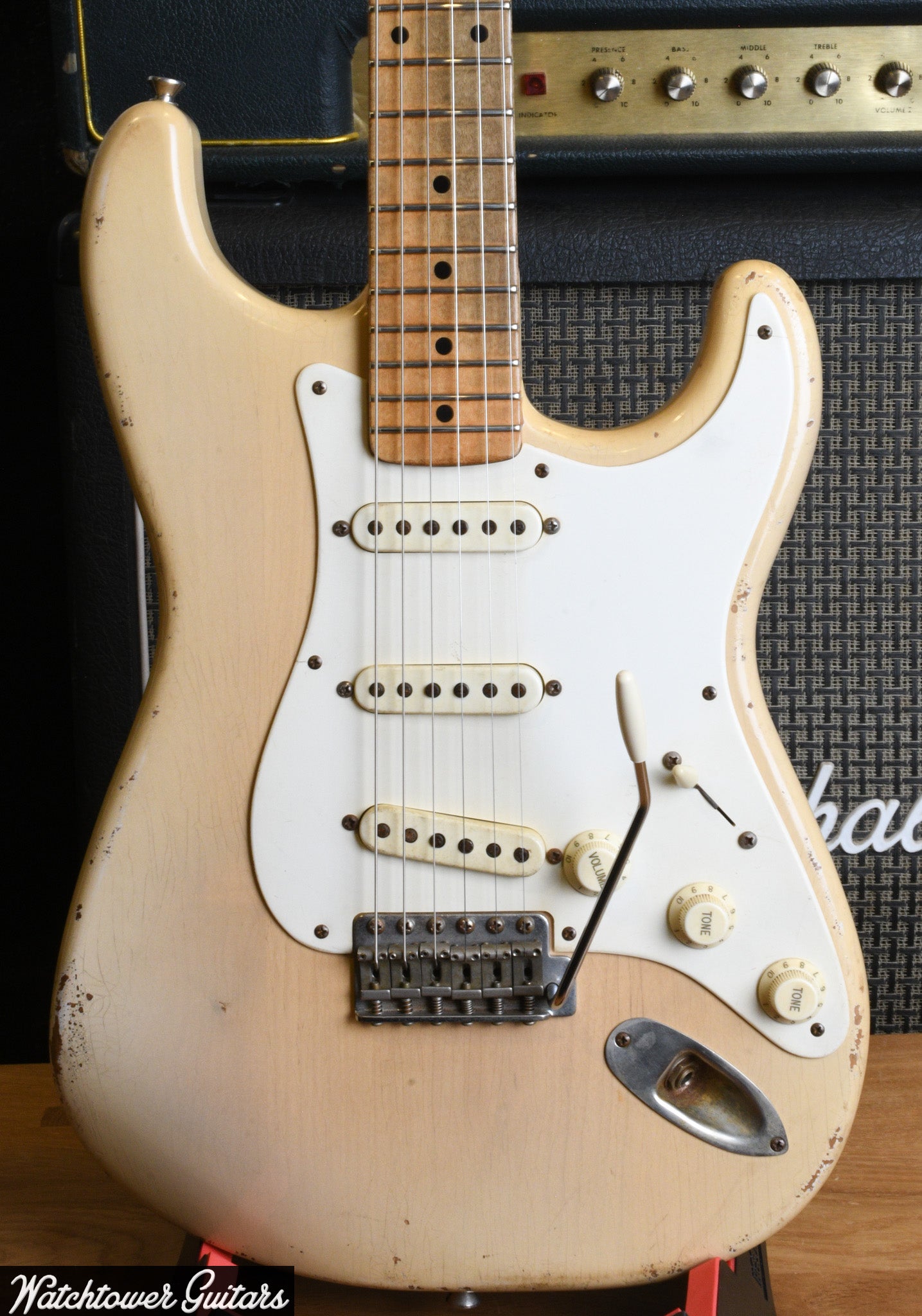 2018 Danocaster Double Cut Blonde